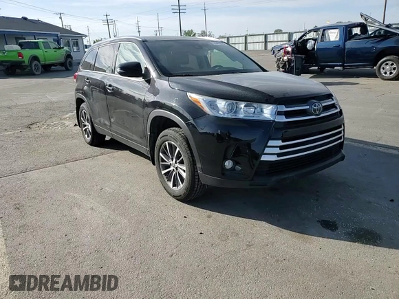 2019 Toyota Highlander SE with VIN 5TDJZRFH2KS920756, listed as a Copart auction lot 53999315 with 78,305 mi miles and Salvage title. Bid and sale history available at DreamBid. Image 14.