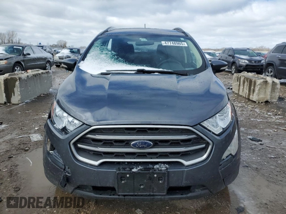 2019 Ford EcoSport SE z VIN MAJ3S2GE7KC299109, wystawiony jako Copart lot #47748965 z przebiegiem Nie podano mil oraz Szkody całkowita. Historia ofert i sprzedaży dostępna na DreamBid. Obrazek 5.