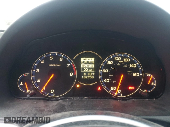 2006 Acura TSX с VIN JH4CL95846C018076, выставлен на аукционе Copart как лот 56769545 с пробегом 182 756 миль миль и Списание • Salvage title. История ставок и продаж доступна на DreamBid. Изображение 9.