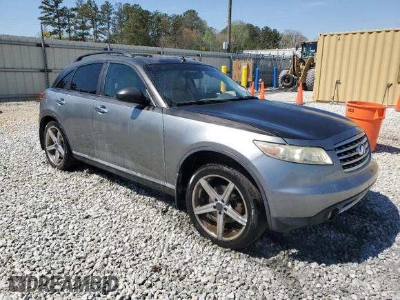 2008 Infiniti FX with VIN JNRAS08W18X204669, listed as a Copart auction lot 50875125 with 179,900 mi miles and Salvage title. Bid and sale history available at DreamBid. Image 4.
