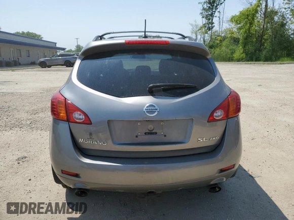 2009 Nissan Murano LE with VIN JN8AZ18W29W120860, listed as a Copart auction lot 62857124 with 199,955 mi miles and Non Repairable. Bid and sale history available at carsss.com. Image 6.