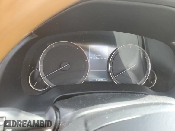 2022 Lexus RX 350 with VIN 2T2HZMAAXNC243010, listed as a Copart auction lot 54106445 with 55,605 mi miles and Salvage Title. Bid and sale history available at DreamBid. Image 9.