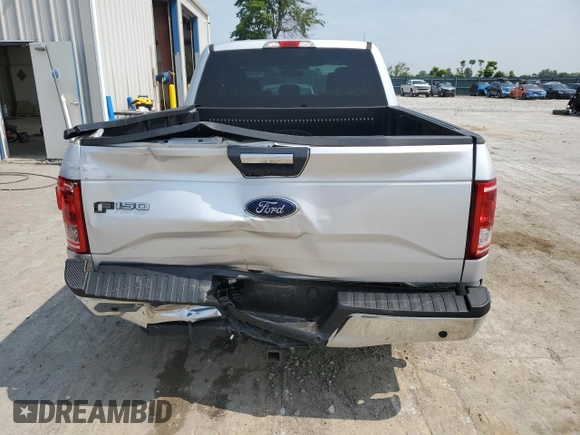 2016 Ford F-150 XL with VIN 1FTEX1CP7GKF76294, listed as a Copart auction lot 60419025 with 32,315 mi miles and Salvage title. Bid and sale history available at DreamBid. Image 6.