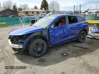 2019 Acura RDX w/A-Spec Pkg with VIN 5J8TC2H63KL005141, listed as a Copart auction lot 50188245 with 70,752 mi miles and Salvage title. Bid and sale history available at DreamBid. Image 1.