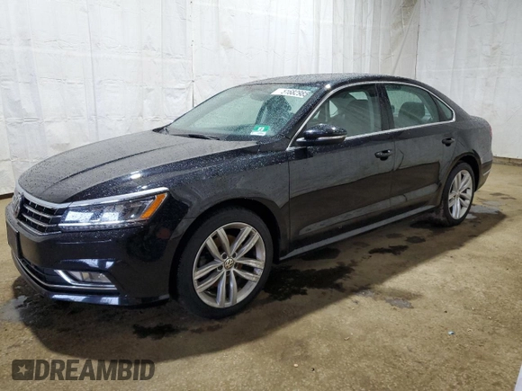2018 Volkswagen Passat 2.0T SE with VIN 1VWBA7A39JC014760, listed as a Copart auction lot 51682985 with 47,502 mi miles and Salvage Title. Bid and sale history available at carsss.com. Image 1.