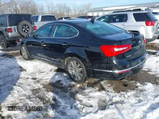 2015 Kia Cadenza Premium with VIN KNALN4D72F5181818, listed as a IAAI auction lot 41358864 with 113,460 mi miles. Bid and sale history available at carsss.com. Image 3.