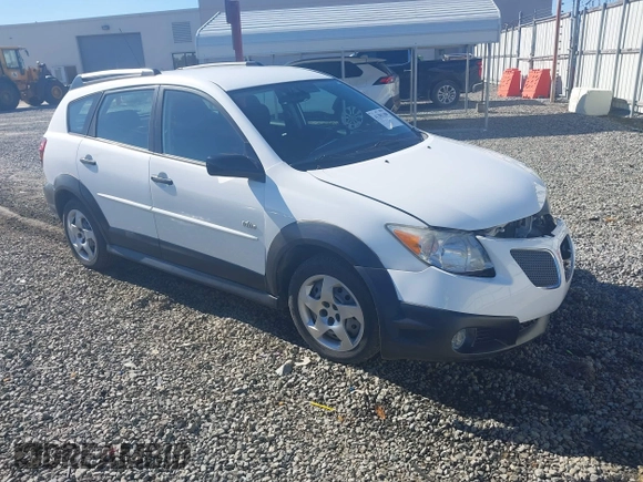 2007 Pontiac Vibe with VIN 5Y2SL65817Z434077, listed as a IAAI auction lot 41381180 with 109,173 mi miles. Bid and sale history available at carsss.com. Image 1.