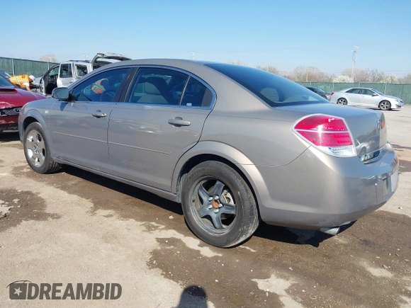 2008 Saturn Aura XE with VIN 1G8ZS57B78F267435, listed as a IAAI auction lot 41885383 with 112,799 mi miles and . Bid and sale history available at DreamBid. Image 3.