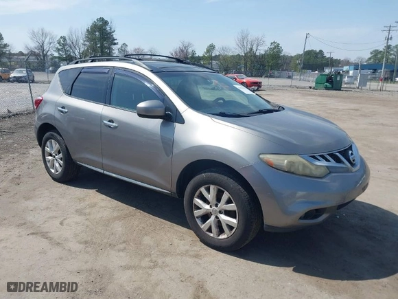 2011 Nissan Murano LE with VIN JN8AZ1MW1BW179877, listed as a IAAI auction lot 41855829 with NaN miles. Bid and sale history available at carsss.com. Image 1.