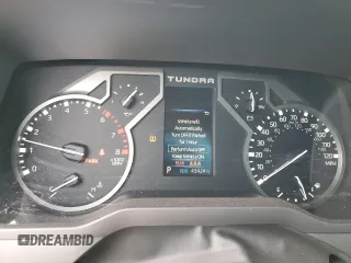 2023 Toyota Tundra 2WD SR5 with VIN 5TFLA5AB6PX022058, listed as a Copart auction lot 45399385 with 43,424 mi miles and Salvage Title. Bid and sale history available at carsss.com. Image 9.
