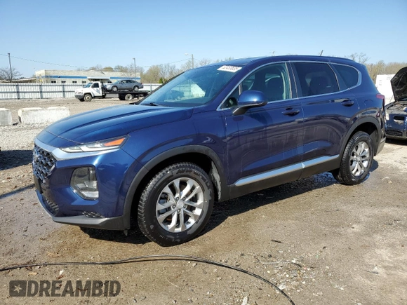 2019 Hyundai Santa Fe SE with VIN 5NMS23AD0KH106926, listed as a Copart auction lot 52453835 with 95,465 mi miles and Salvage Title. Bid and sale history available at carsss.com. Image 1.