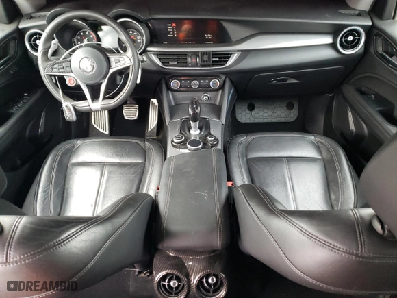2018 Alfa Romeo Stelvio Sport with VIN ZASFAKPN5J7B91080, listed as a Copart auction lot 42786345 with 62,891 mi miles and Salvage Title. Bid and sale history available at carsss.com. Image 8.