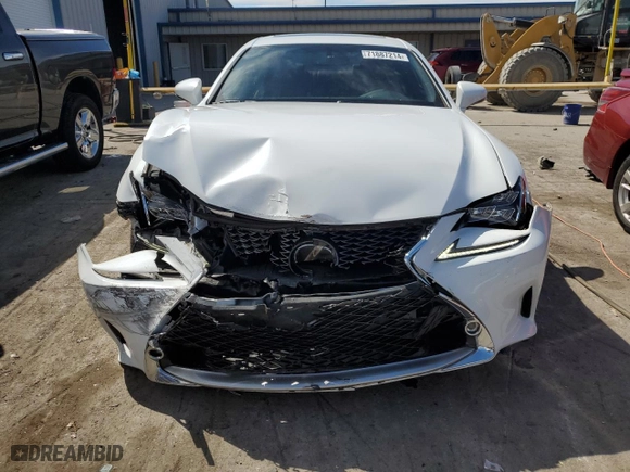 2017 Lexus RC with VIN JTHHE5BC2H5015606, listed as a Copart auction lot 71887214 with 54,554 mi miles and Salvage Title. Bid and sale history available at carsss.com. Image 5.