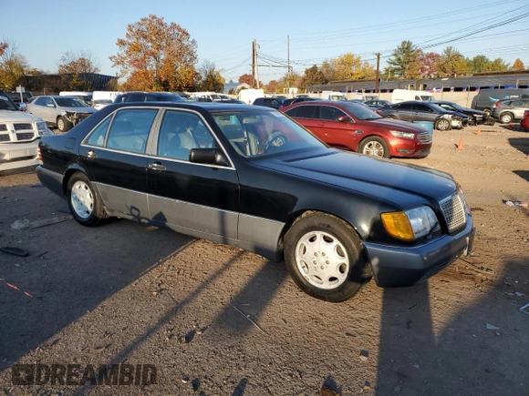 1994 Mercedes-Benz S with VIN WDBGA51EXRA151386, listed as a Copart auction lot 77036644 with 43,224 mi miles and Clean Title. Bid and sale history available at DreamBid. Image 4.