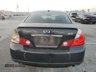2007 Infiniti M45 Sdn with VIN JNKBY01E07M402386, listed as a Copart auction lot 83466664 with 168,364 mi miles and Salvage Title. Bid and sale history available at carsss.com. Image 6.