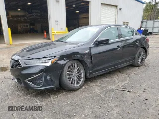 2019 Acura ILX w/Premium/A-Spec Pkg with VIN 19UDE2F88KA002086, listed as a Copart auction lot 49736515 with 35,396 mi miles and Salvage Title. Bid and sale history available at carsss.com. Image 1.
