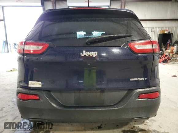 2016 Jeep Cherokee Sport с VIN 1C4PJLAB0GW201126, выставлен на аукционе Copart как лот 55944525 с пробегом 130 580 миль миль и Списание • Salvage title. История ставок и продаж доступна на DreamBid. Изображение 6.