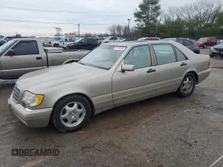 1999 Mercedes-Benz S-Class with VIN WDBGA43G6XA426256, listed as a Copart auction lot 81114194 with 135,960 mi miles and Clean Title. Bid and sale history available at carsss.com. Image 1.