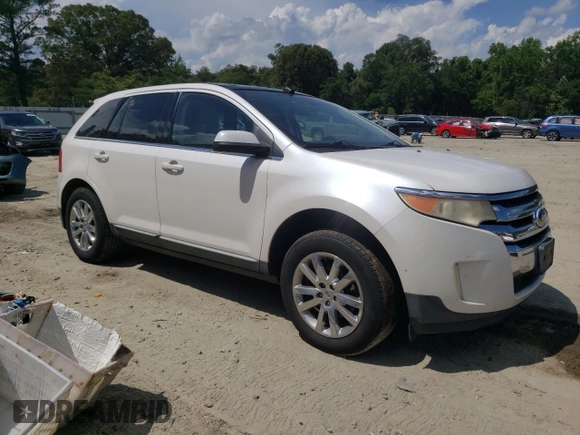 2011 Ford Edge Limited with VIN 2FMDK3KC5BBB46900, listed as a Copart auction lot 61261705 with 123,565 mi miles and Salvage title. Bid and sale history available at DreamBid. Image 4.