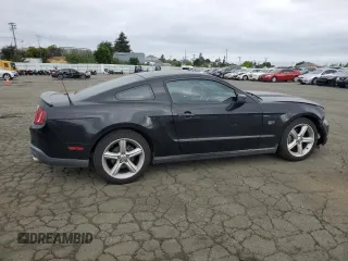 2010 Ford Mustang GT with VIN 1ZVBP8CH2A5134160, listed as a Copart auction lot 53097735 with 131,516 mi miles and Salvage title. Bid and sale history available at DreamBid. Image 3.