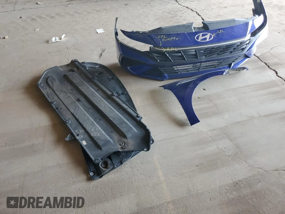 2024 Hyundai Elantra SEL with VIN KMHLM4DG7RU675314, listed as a Copart auction lot 54870315 with 11,007 mi miles and Salvage title. Bid and sale history available at DreamBid. Image 12.