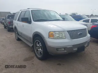 2003 Ford Expedition Eddie Bauer with VIN 1FMRU17W73LB67790, listed as a IAAI auction lot 41736559 with 284,820 mi miles. Bid and sale history available at carsss.com. Image 1.