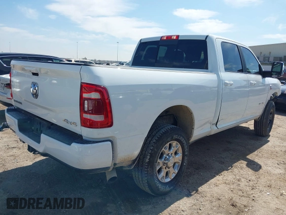 2024 Ram 2500 Laramie с VIN 3C6UR5FL6RG384601, выставлен на аукционе IAAI как лот 41640560 с пробегом 21 330 миль миль и . История ставок и продаж доступна на DreamBid. Изображение 4.