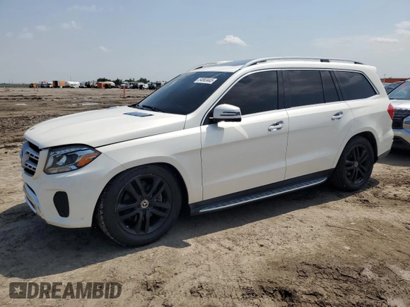 2017 Mercedes-Benz GLS with VIN 4JGDF6EE9HA964797, listed as a Copart auction lot 54863445 with 123,978 mi miles and Clean Title. Bid and sale history available at carsss.com. Image 1.