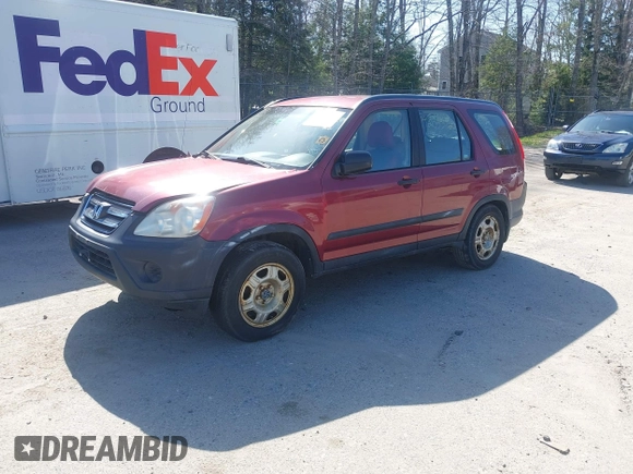 2005 Honda CR-V LX with VIN SHSRD78575U329221, listed as a IAAI auction lot 42133342 with 266,424 mi miles. Bid and sale history available at carsss.com. Image 2.