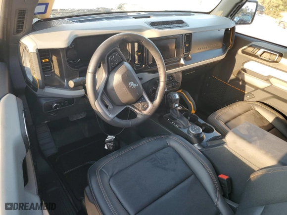 2023 Ford Bronco with VIN 1FMDE5CP6PLB70070, listed as a Copart auction lot 73353684 with 6,810 mi miles and Clean Title. Bid and sale history available at carsss.com. Image 8.