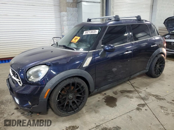 2011 MINI Countryman S with VIN WMWZC3C52BWM25644, listed as a Copart auction lot 58213835 with Not provided miles and Clean title. Bid and sale history available at DreamBid. Image 1.
