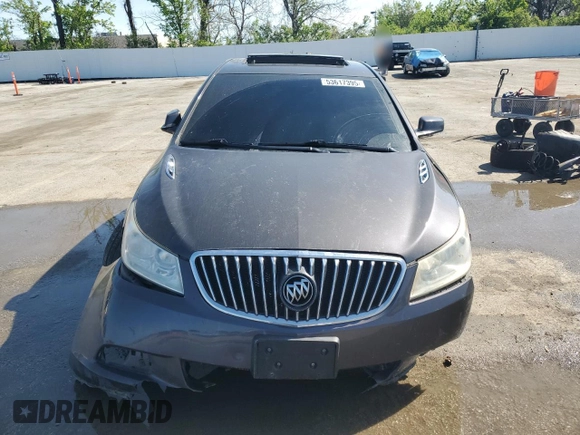 2013 Buick LaCrosse Leather with VIN 1G4GC5GR9DF176681, listed as a Copart auction lot 53617395 with 171,269 mi miles and Salvage title. Bid and sale history available at DreamBid. Image 5.