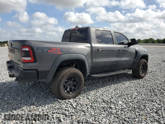 2021 Ram 1500 TRX with VIN 1C6SRFU96MN800618, listed as a Copart auction lot 51782905 with 43,585 mi miles and Salvage title. Bid and sale history available at DreamBid. Image 3.