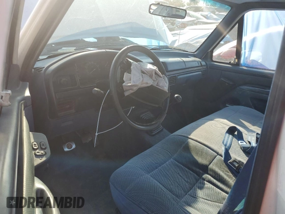 1996 Ford F-150 Special with VIN 1FTEF15Y0TNA27179, listed as a Copart auction lot 77097914 with 339,285 mi miles and Salvage Title. Bid and sale history available at carsss.com. Image 8.
