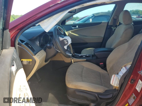 2013 Hyundai Sonata GLS with VIN 5NPEB4AC9DH674107, listed as a Copart auction lot 55487335 with 150,210 mi miles and Salvage title. Bid and sale history available at DreamBid. Image 7.