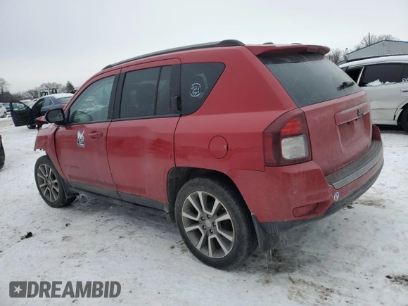 2017 Jeep Compass Sport with VIN 1C4NJCBA6HD166005, listed as a Copart auction lot 87906275 with Not Provided miles and Salvage Title. Bid and sale history available at carsss.com. Image 2.
