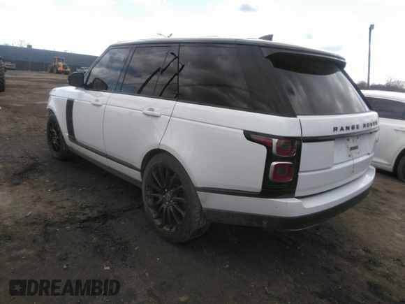 2018 Land Rover Range Rover with VIN SALGR2RV6JA383848, listed as a IAAI auction lot 41938173 with 93,534 mi miles and . Bid and sale history available at DreamBid. Image 3.