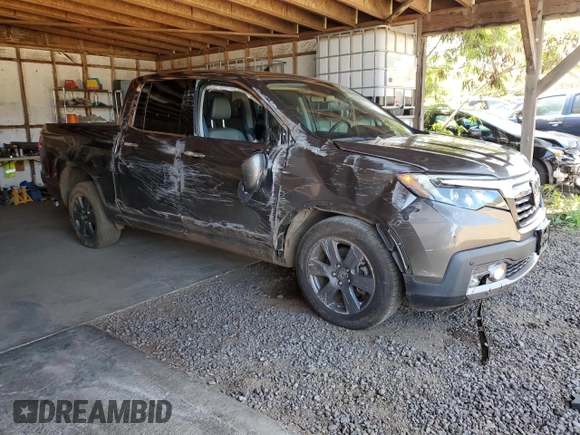 2020 Honda Ridgeline RTL-E z VIN 5FPYK3F74LB004391, wystawiony jako Copart lot #50100715 z przebiegiem 27 076 mil mil oraz Szkoda całkowita • Salvage title. Historia ofert i sprzedaży dostępna na DreamBid. Obrazek 4.