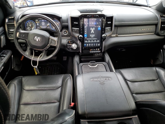 2020 Ram 1500 Limited with VIN 1C6SRFHT0LN104647, listed as a Copart auction lot 69088784 with 37,119 mi miles and Salvage title. Bid and sale history available at DreamBid. Image 8.