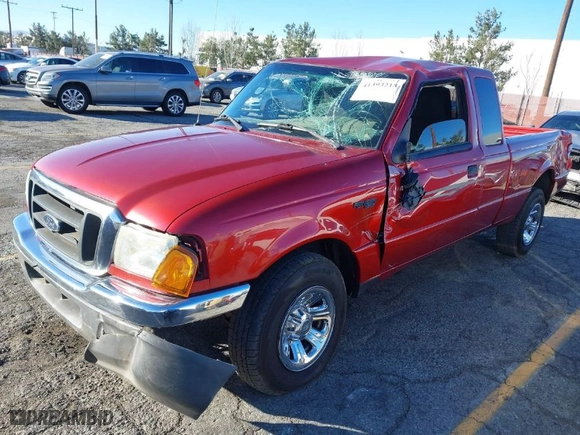 2004 Ford Ranger XL Fleet with VIN 1FTYR44U84PB58841, listed as a IAAI auction lot 41393218 with 84875 miles. Bid and sale history available at carsss.com. Image 16.