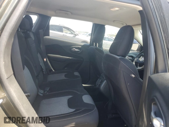 2015 Jeep Cherokee Sport with VIN 1C4PJLAB9FW720187, listed as a Copart auction lot 53091225 with 154,545 mi miles and Salvage Title. Bid and sale history available at carsss.com. Image 10.