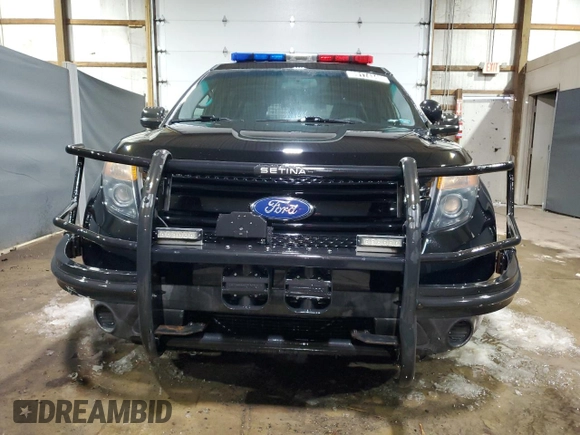 2015 Ford Utility Police Interceptor with VIN 1FM5K8AR4FGC26971, listed as a Copart auction lot 89174345 with 190,101 mi miles and Clean Title. Bid and sale history available at carsss.com. Image 5.