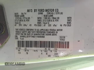 2014 Ford Transit Connect XLT z VIN NM0LS7F76E1169068, wystawiony jako IAAI lot #42478485 z przebiegiem 199 827 mil mil oraz . Historia ofert i sprzedaży dostępna na DreamBid. Obrazek 9.