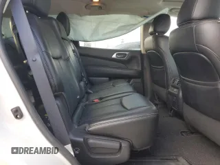 2017 Nissan Pathfinder SV with VIN 5N1DR2MM7HC610550, listed as a Copart auction lot 87195714 with 54,066 mi miles and Salvage Title. Bid and sale history available at carsss.com. Image 11.