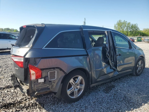 2012 Honda Odyssey Touring with VIN 5FNRL5H93CB028282, listed as a Copart auction lot 52322015 with 206,582 mi miles and Salvage Title. Bid and sale history available at carsss.com. Image 3.