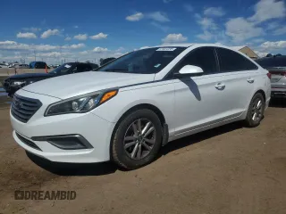 2016 Hyundai Sonata SE z VIN 5NPE24AF9GH323602, wystawiony jako Copart lot #57441235 z przebiegiem 84 759 mil mil oraz Szkoda całkowita • Salvage title. Historia ofert i sprzedaży dostępna na DreamBid. Obrazek 1.