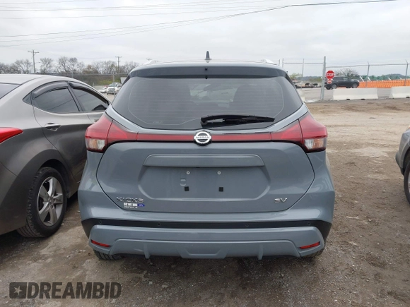 2021 Nissan Kicks SV with VIN 3N1CP5CV9ML473162, listed as a IAAI auction lot 40786414 with 100,107 mi miles. Bid and sale history available at carsss.com. Image 16.