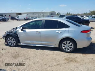 2020 Toyota Corolla LE with VIN JTDEPRAE0LJ114241, listed as a IAAI auction lot 41762404 with 44,571 mi miles. Bid and sale history available at carsss.com. Image 14.
