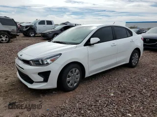 2021 Kia Rio LX with VIN 3KPA24AD5ME382840, listed as a Copart auction lot 48583955 with 20,183 mi miles and Salvage Title. Bid and sale history available at carsss.com. Image 1.