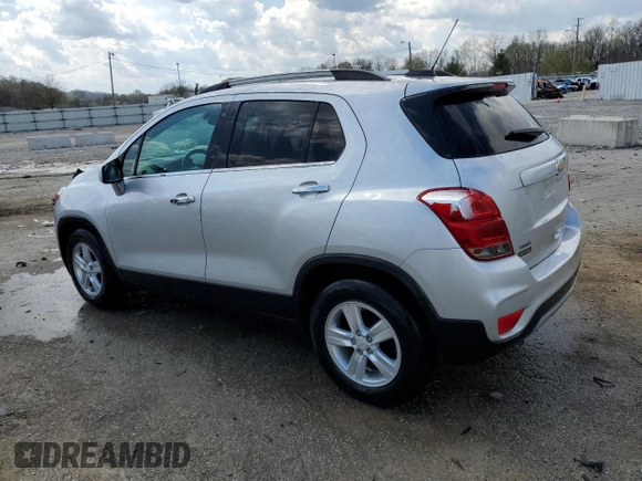 2020 Chevrolet Trax LT with VIN KL7CJLSB9LB037550, listed as a Copart auction lot 52761025 with 15,348 mi miles and Salvage Title. Bid and sale history available at DreamBid. Image 2.
